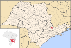 Mapa de Bragança Paulista